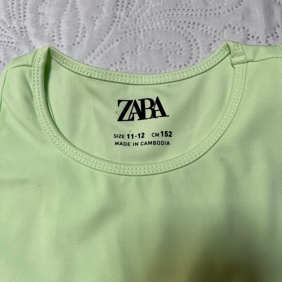 NWT Zara Active Cropped Top Sports Bra Size 11/12 - Picture 6 of 6